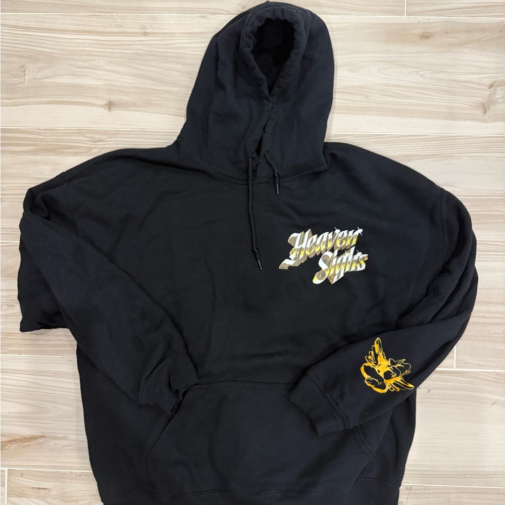 Boys Lie Heaven Sighs Black Hoodie One Size
